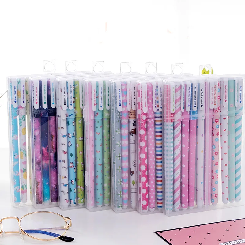 10Pcs/Box Cute Stationery 10 C - Coloured Gel Set recension och pris