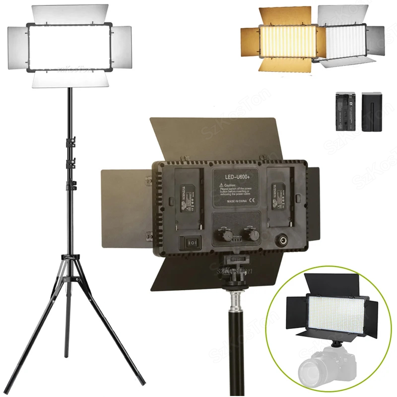 U800 U600 LED Photo Studio Vid - Photography Umbrella Lighting Kit recension och pris